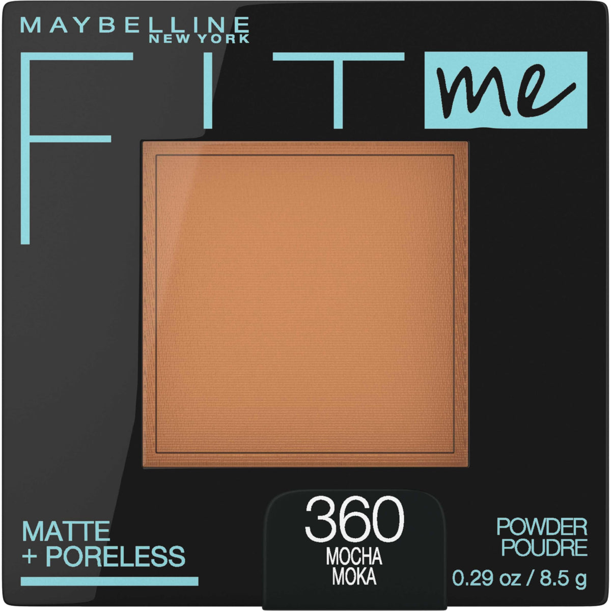 MAYBELLINE Fit Me Matte + Poreless Pressed Face Powder in Mocha, front view
