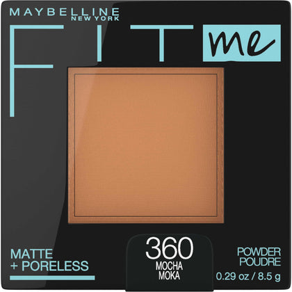 MAYBELLINE Fit Me Matte + Poreless Pressed Face Powder in Mocha, front view