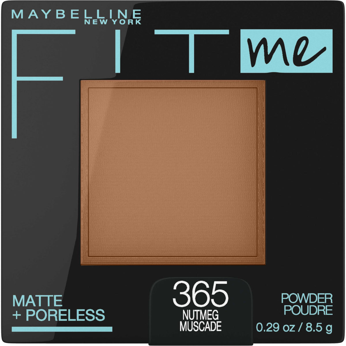 MAYBELLINE Fit Me Matte + Poreless Pressed Powder in Nutmeg front view