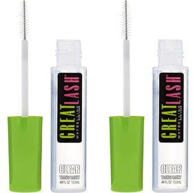 MAYBELLINE Great Lash Clear Mascara front view with classic brush