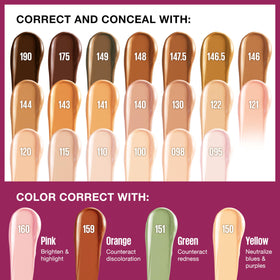 MAYBELLINE Instant Age Rewind Concealer 175 texture on skin