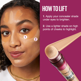 MAYBELLINE Instant Age Rewind Concealer in a makeup setup