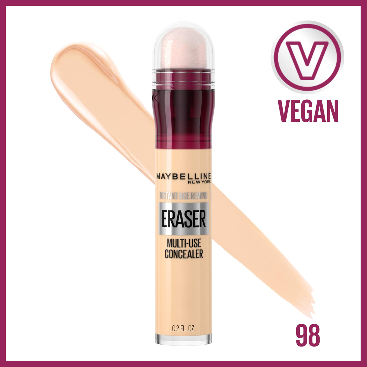 MAYBELLINE Instant Age Rewind Eraser Concealer sponge tip applicator
