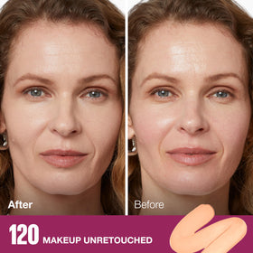 MAYBELLINE Instant Age Rewind Eraser Foundation 120 applicator close-up