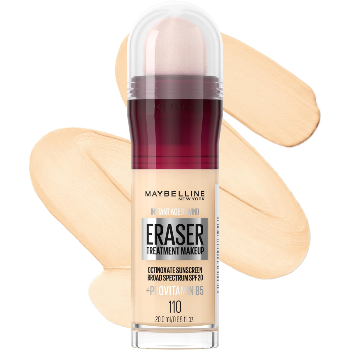 MAYBELLINE Instant Age Rewind Eraser Foundation front view with SPF 20