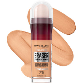 MAYBELLINE Instant Age Rewind Eraser Foundation front view with sponge applicator