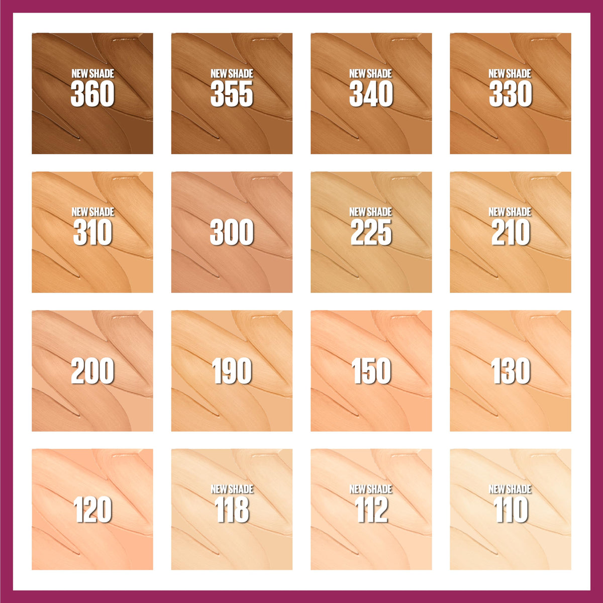 MAYBELLINE Instant Age Rewind Eraser Foundation shade selection