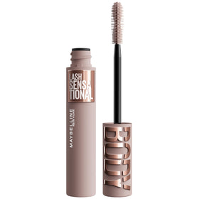 Maybelline Lash Sensational Body Mascara front view, Brownish Black