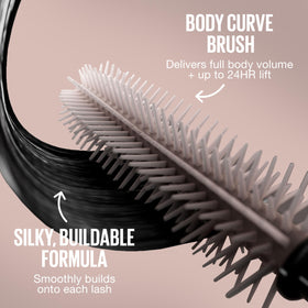 MAYBELLINE Lash Sensational Body Mascara side view showcasing sleek design