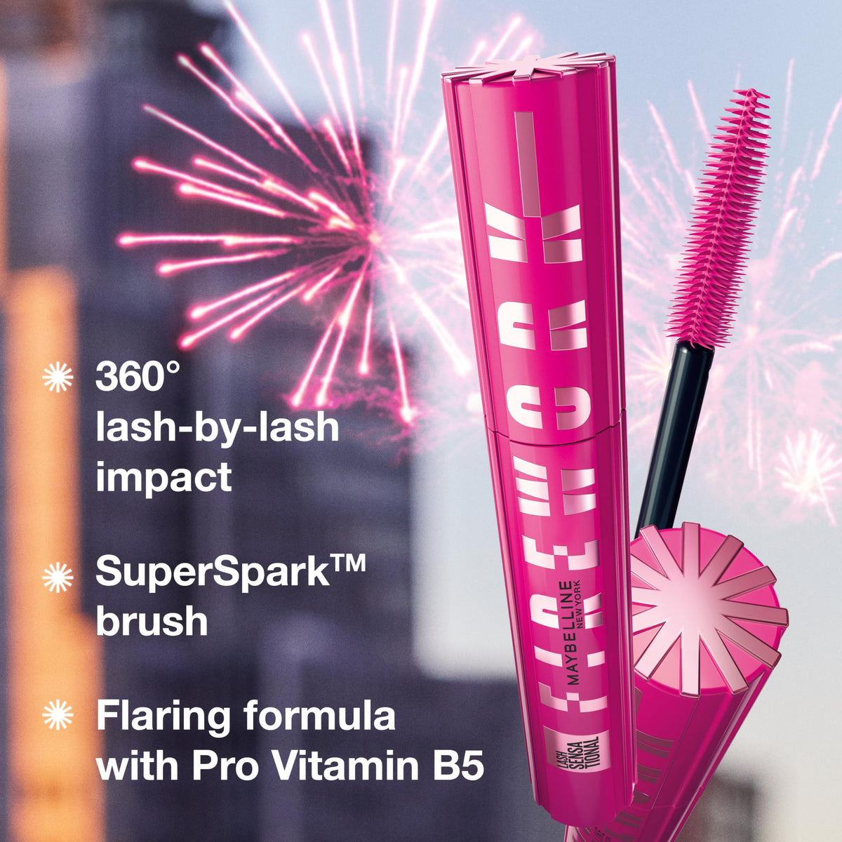 MAYBELLINE Lash Sensational Firework Mascara packaging side view