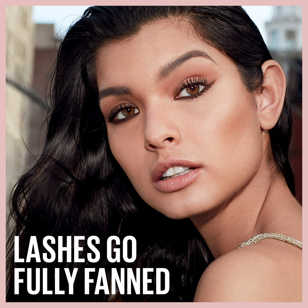 MAYBELLINE Lash Sensational Mascara in a makeup routine setting