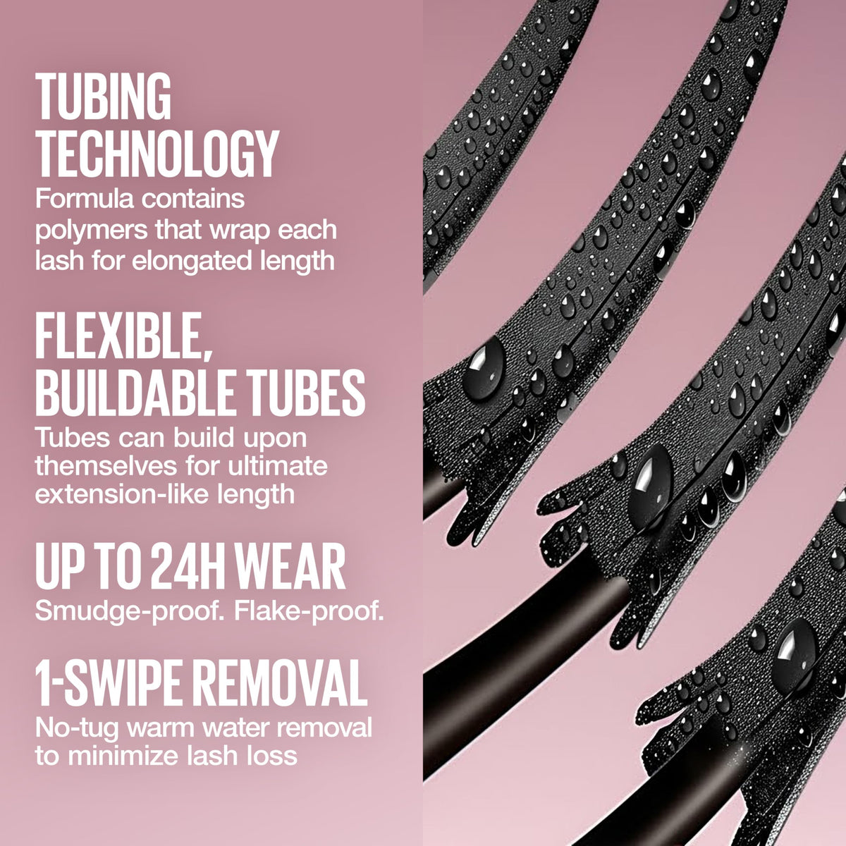 MAYBELLINE Lash Sensational Sky Tubes Mascara on vanity