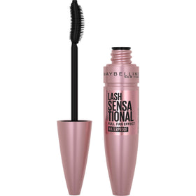 MAYBELLINE Lash Sensational Waterproof Mascara front view, Very Black