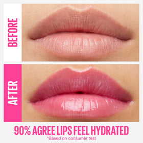 MAYBELLINE Lifter Gloss Rust texture on hand