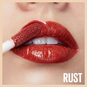 MAYBELLINE Lifter Gloss Rust XL wand close-up