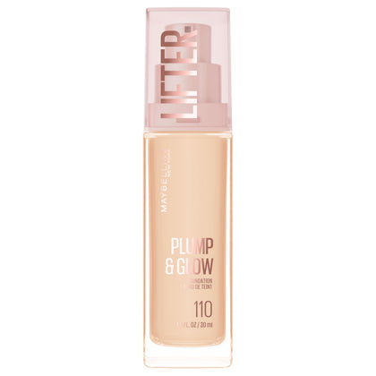 MAYBELLINE Lifter Plump & Glow Foundation 110 front view