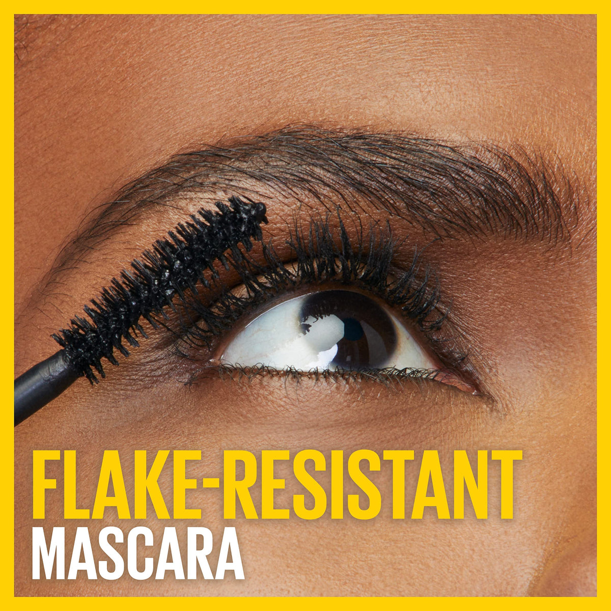 MAYBELLINE mascara applied on lashes