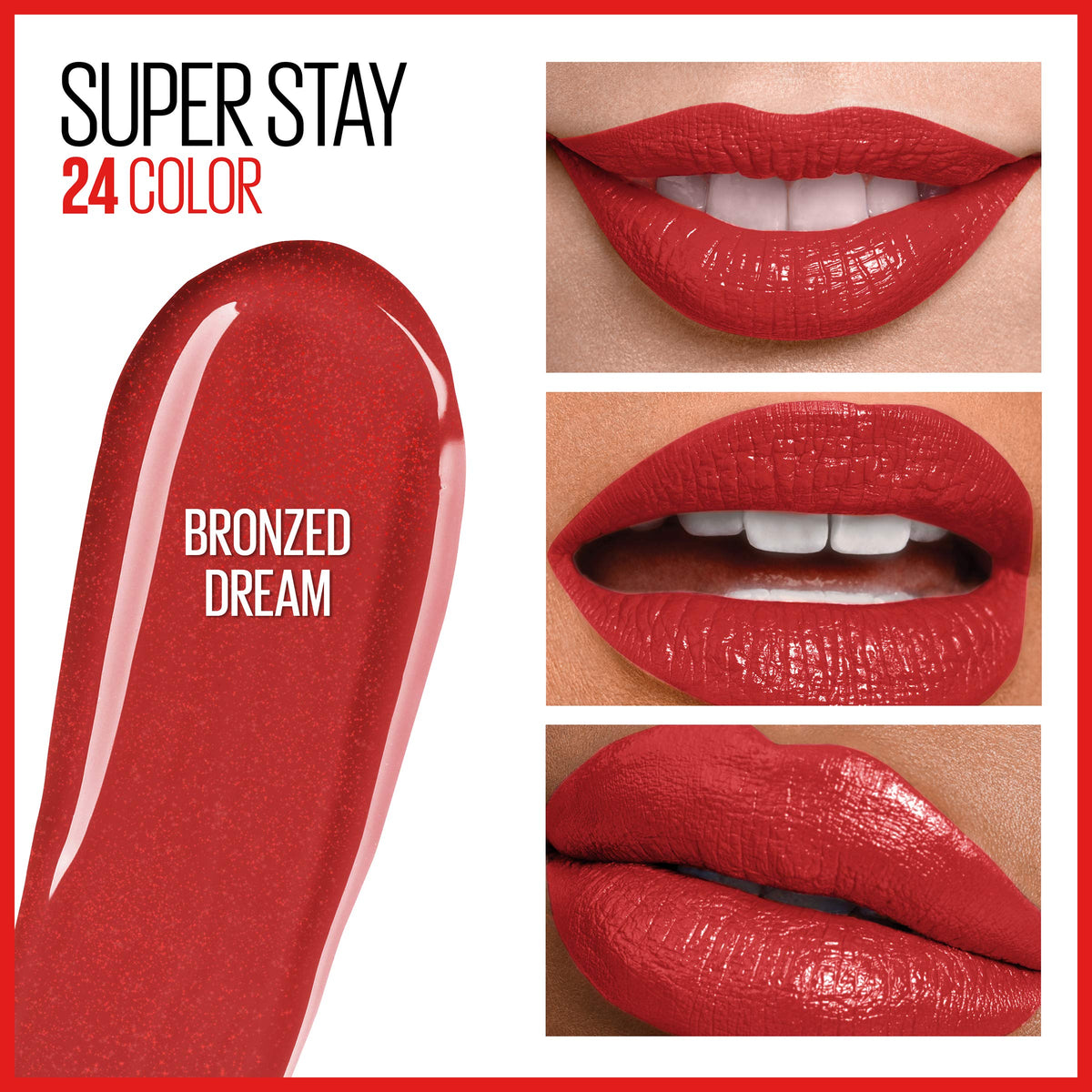 MAYBELLINE Super Stay 24 Liquid Lipstick 920 Bronzed Dream applicator close-up