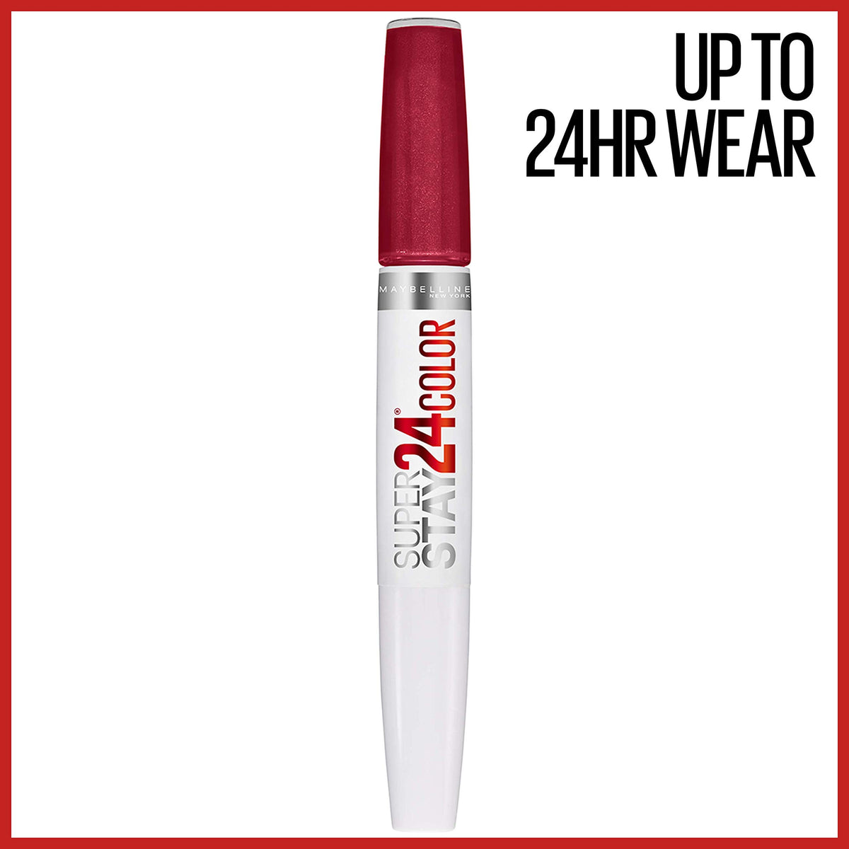 MAYBELLINE Super Stay 24 Liquid Lipstick All Day Cherry precision tip applicator
