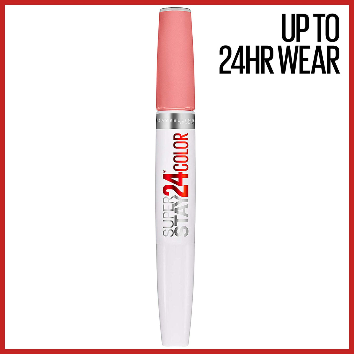 MAYBELLINE Super Stay 24 Liquid Lipstick All Night Apricot applicator tip