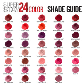 MAYBELLINE Super Stay 24 Liquid Lipstick All Night Apricot open with balm