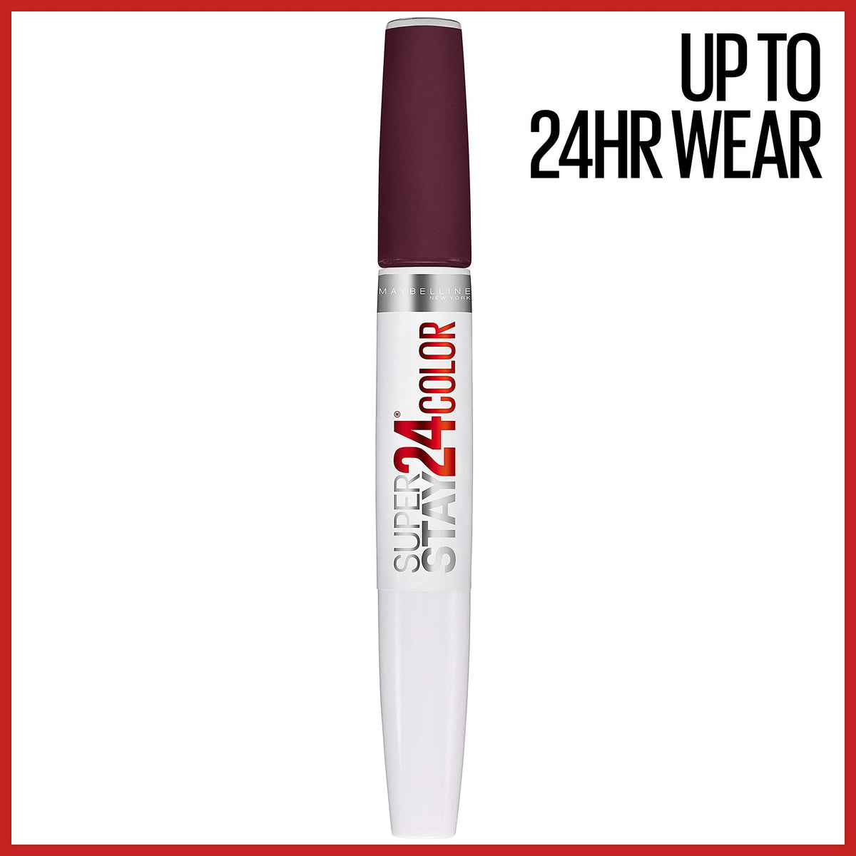 MAYBELLINE Super Stay 24 Liquid Lipstick dual-ended with precision applicator