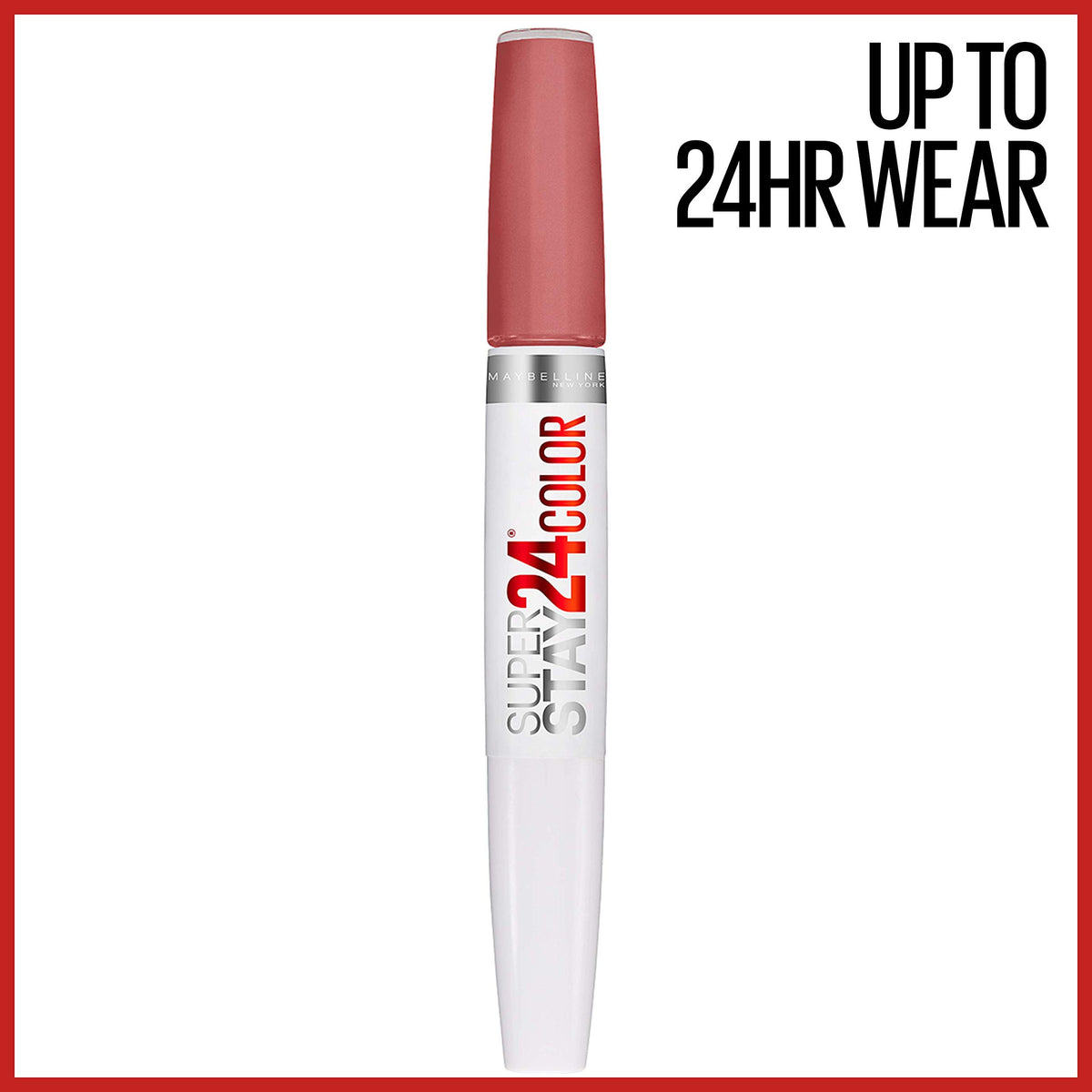 MAYBELLINE Super Stay 24 Liquid Lipstick Frosted Mauve with applicator