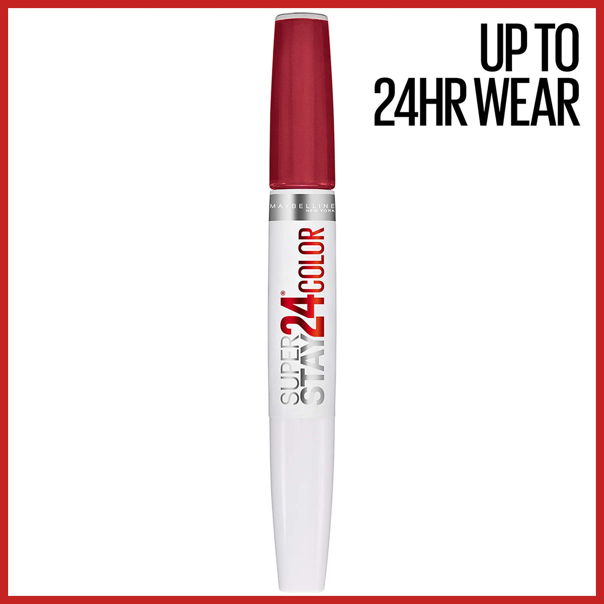 MAYBELLINE Super Stay 24 Liquid Lipstick Keep Up The Flame with applicator
