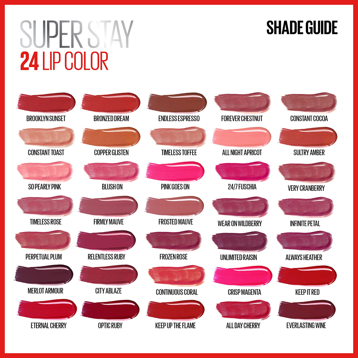 MAYBELLINE Super Stay 24 Liquid Lipstick packaging