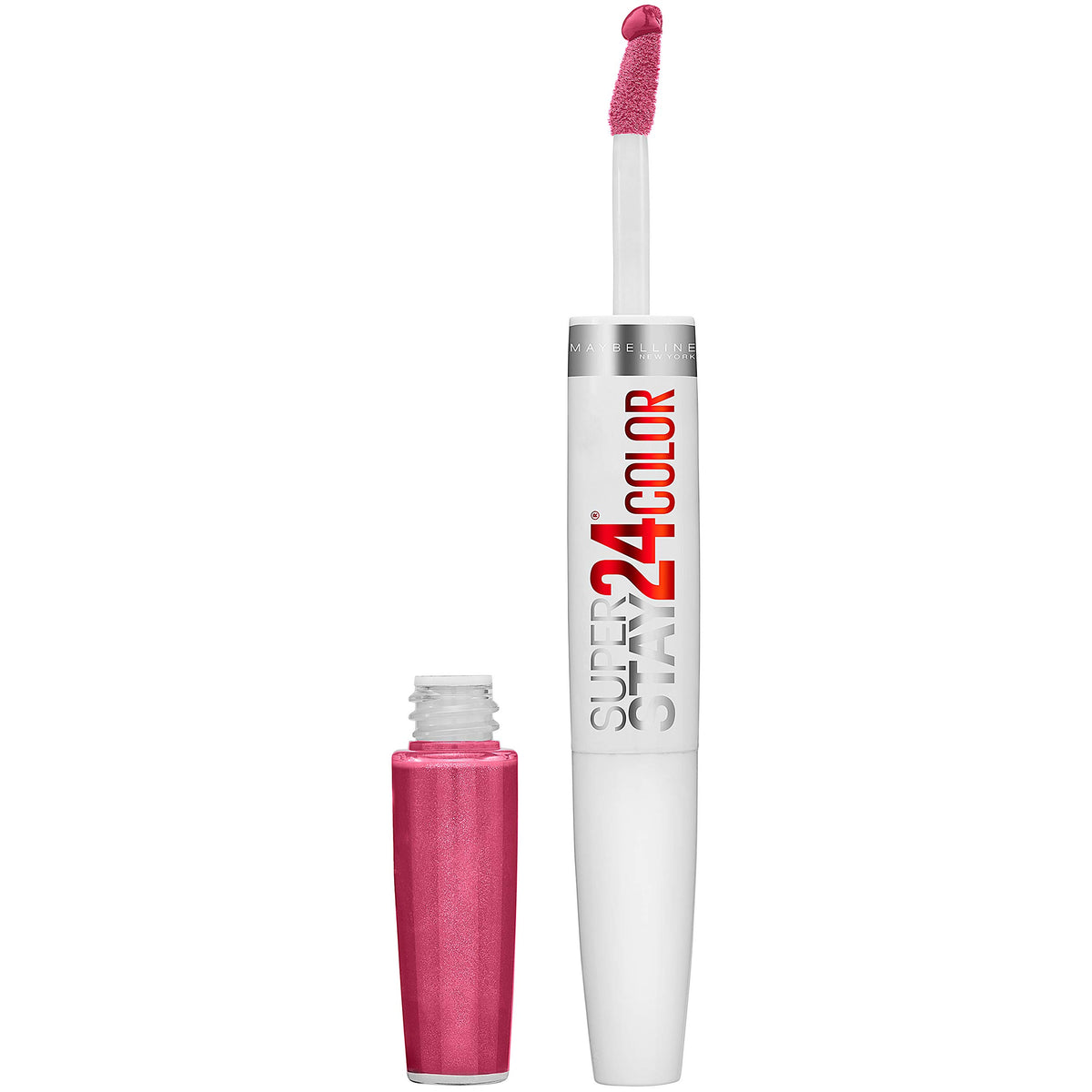 MAYBELLINE Super Stay 24 Liquid Lipstick Wear On Wildberry front view