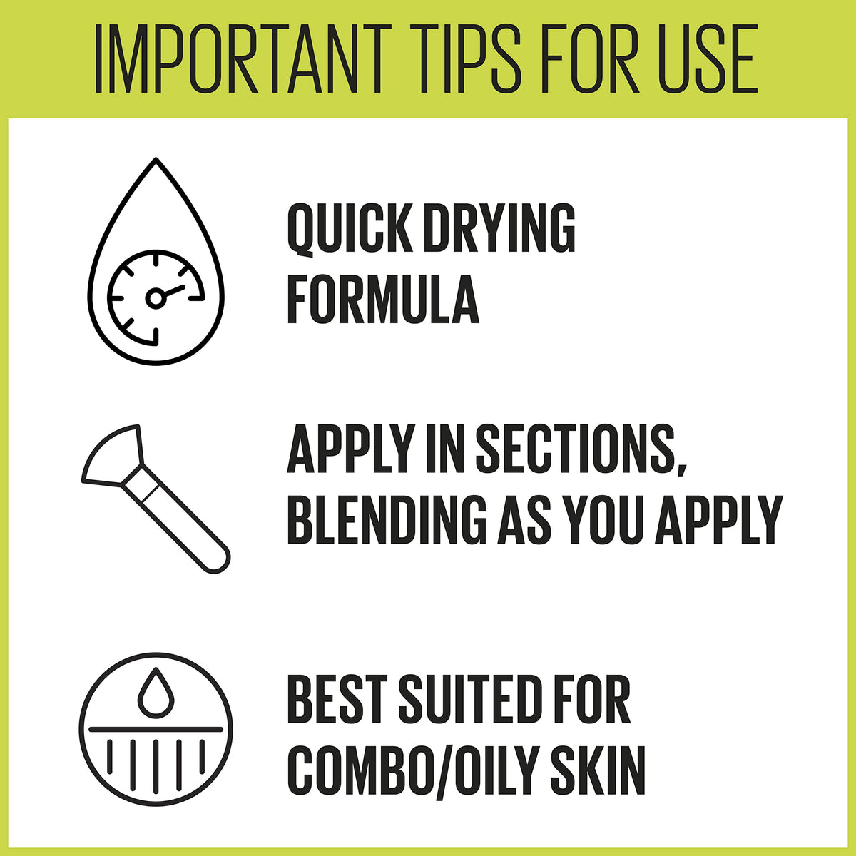 MAYBELLINE Super Stay Foundation application brush