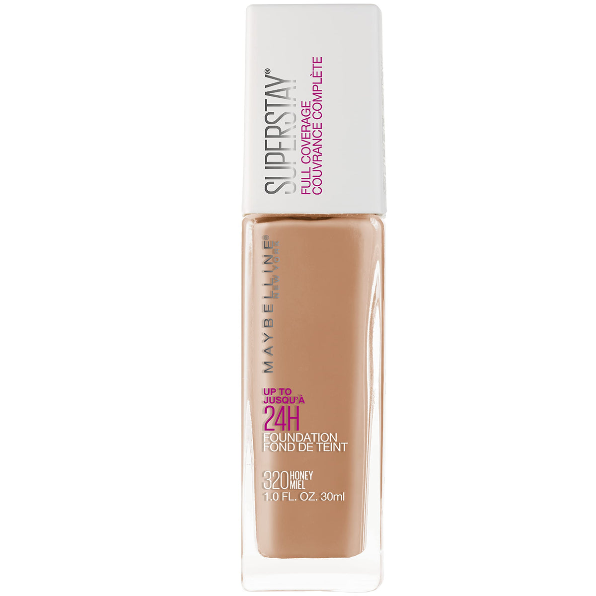 MAYBELLINE Super Stay Foundation in a makeup bag