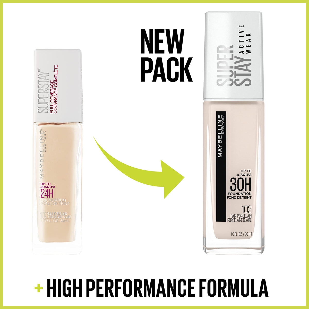MAYBELLINE Super Stay Full Coverage Foundation in use outdoors