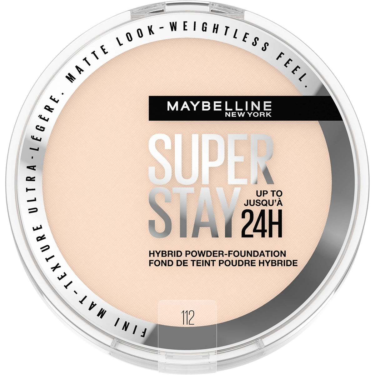 MAYBELLINE Super Stay Hybrid Powder Foundation 112 front view
