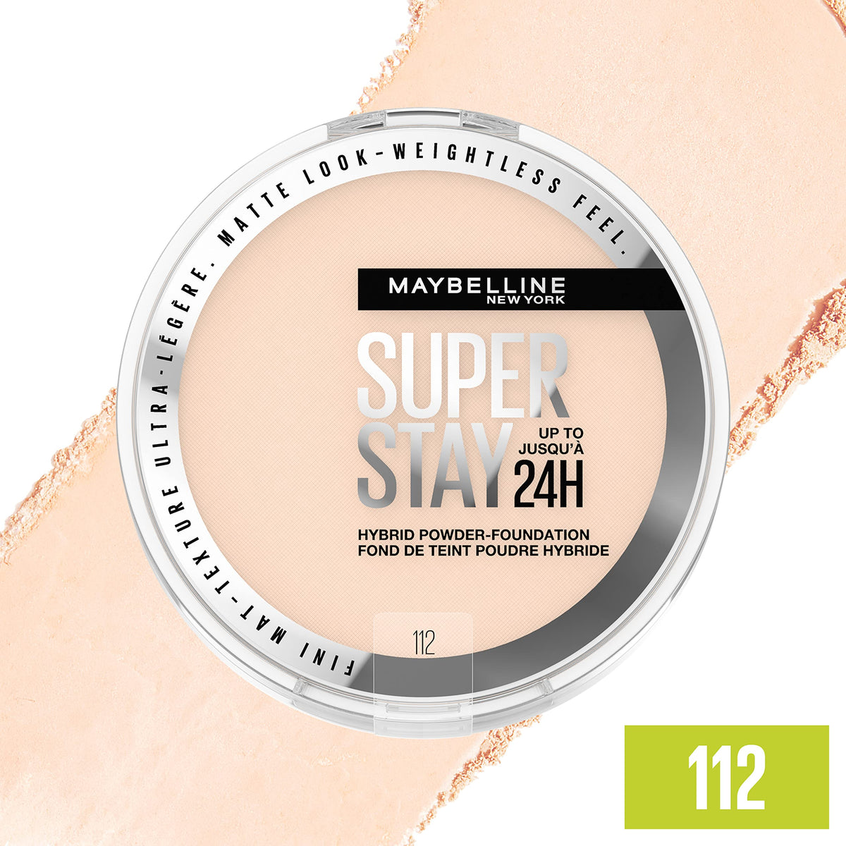MAYBELLINE Super Stay Hybrid Powder Foundation 112 packaging