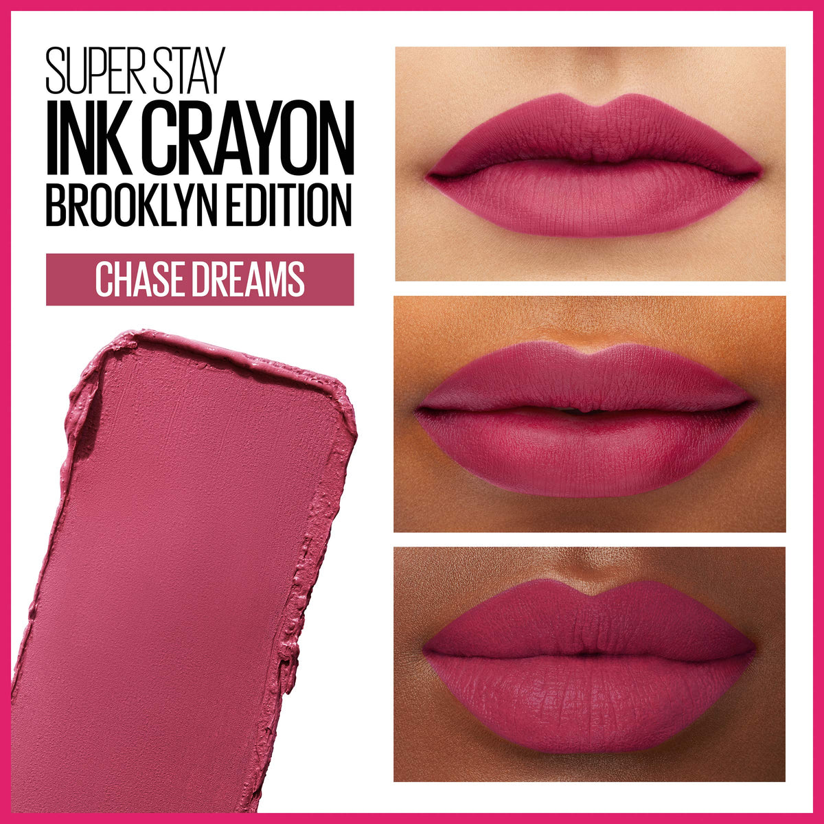 MAYBELLINE Super Stay Ink Crayon in Chase Dreams swatch on skin