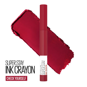 MAYBELLINE Super Stay Ink Crayon Matte Lipstick swatch on skin
