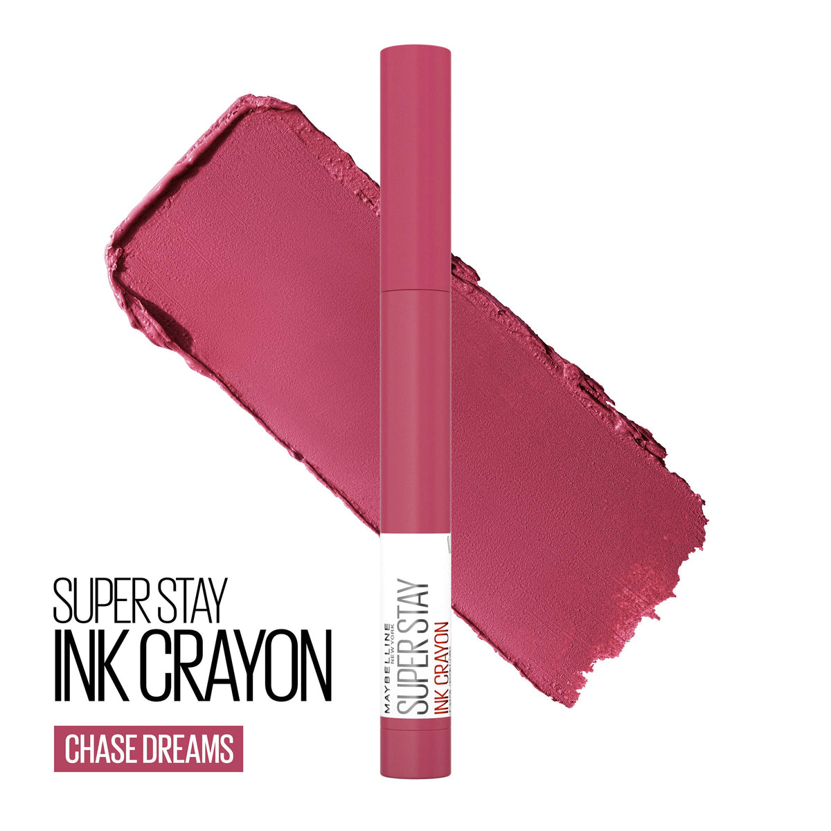 MAYBELLINE Super Stay Ink Crayon showing built-in sharpener