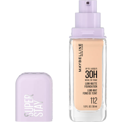 MAYBELLINE Super Stay Lumi-Matte Foundation 112 front view