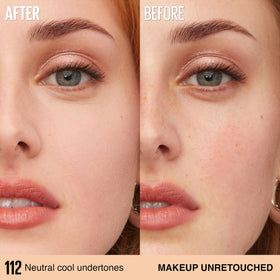 MAYBELLINE Super Stay Lumi-Matte Foundation 112 with makeup applicator