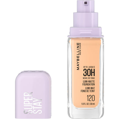 MAYBELLINE Super Stay Lumi-Matte Foundation 120 front view
