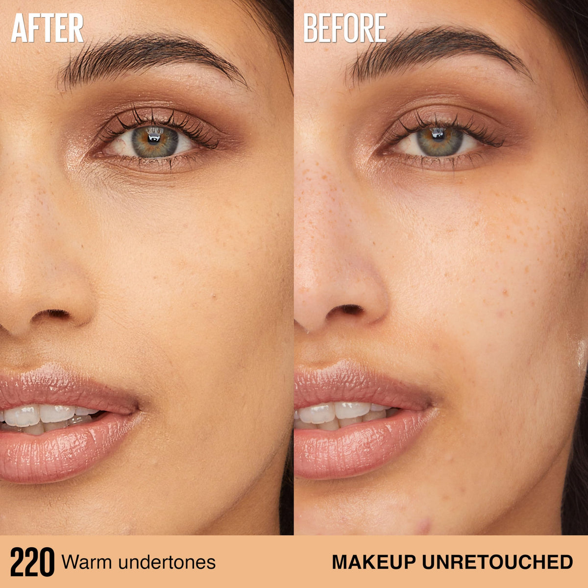 MAYBELLINE Super Stay Lumi-Matte Foundation 220 with applicator