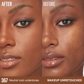 MAYBELLINE Super Stay Lumi-Matte Foundation 367 swatch on skin
