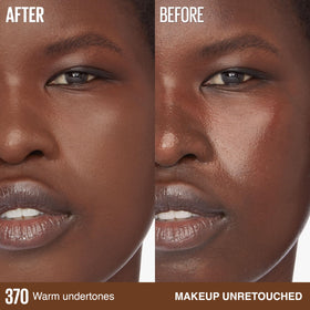 MAYBELLINE Super Stay Lumi-Matte Foundation 370 shade range display