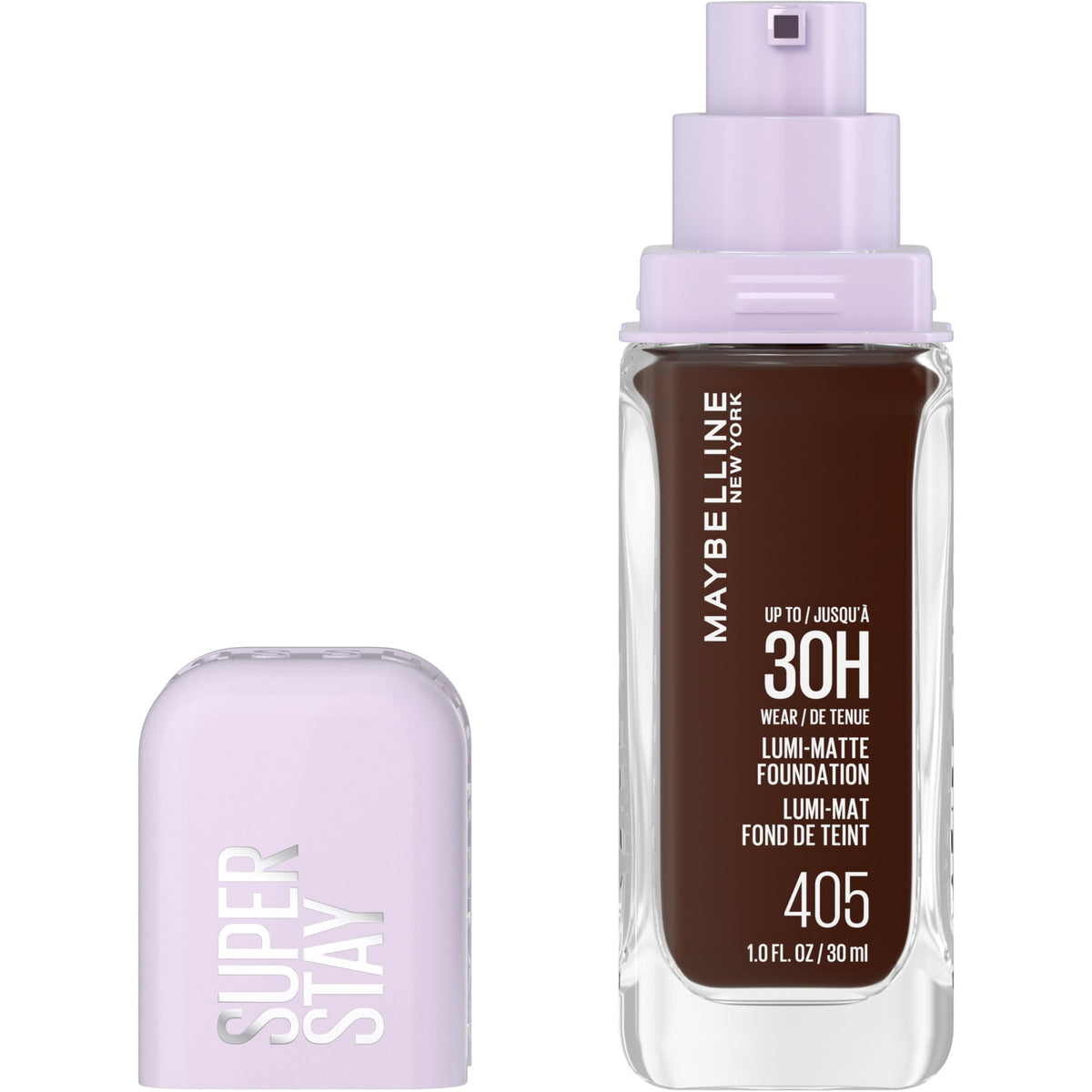MAYBELLINE Super Stay Lumi-Matte Foundation 405 front view