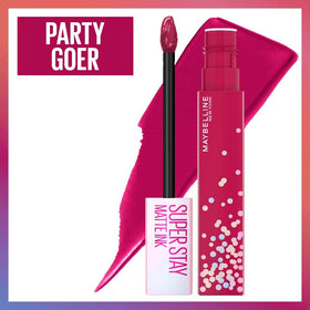 MAYBELLINE Super Stay Matte Ink Liquid Lipstick Birthday Cake swatch on skin