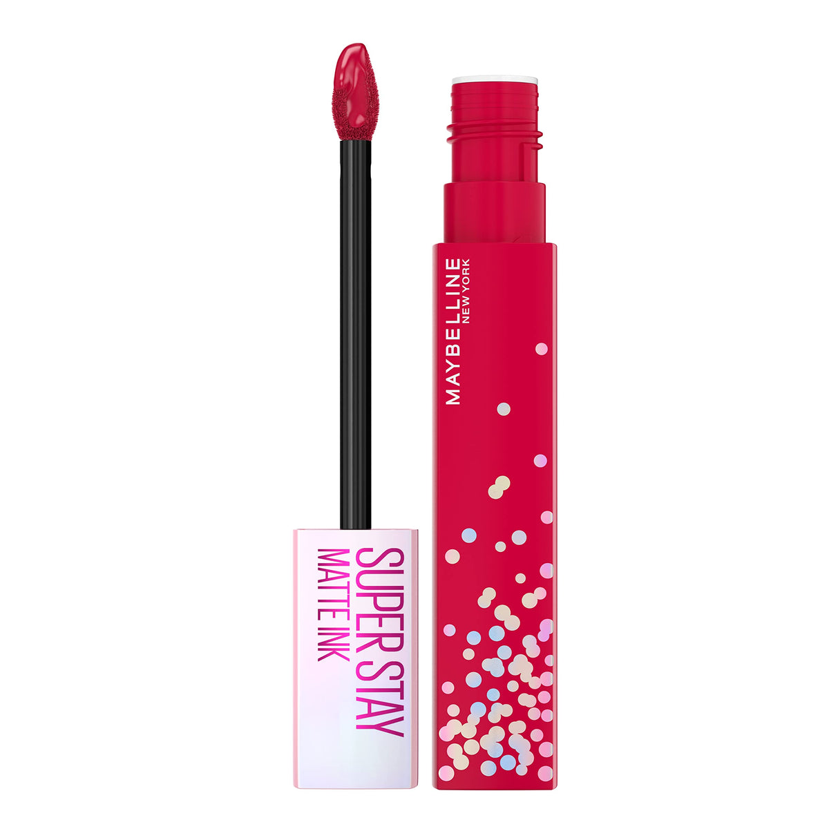 MAYBELLINE Super Stay Matte Ink Liquid Lipstick front view with birthday cake scent