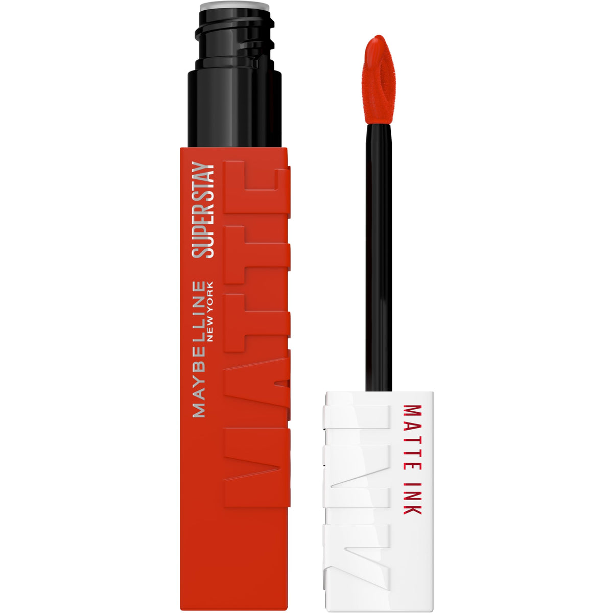 MAYBELLINE Super Stay Matte Ink Liquid Lipstick in Cardinal Red front view