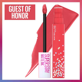 MAYBELLINE Super Stay Matte Ink Liquid Lipstick swatch on skin
