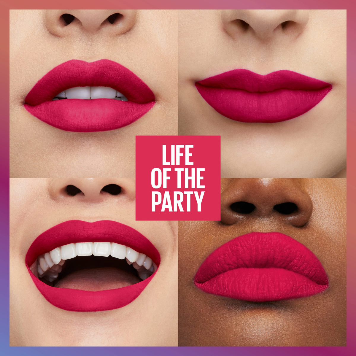 MAYBELLINE Super Stay Matte Ink Liquid Lipstick swatch on skin